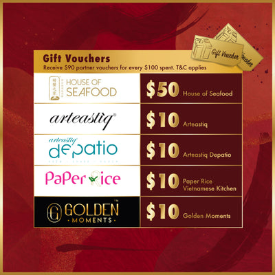 Receive $90 worth of Partner Vouchers